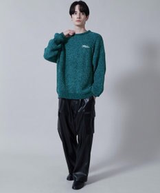 WEGO ベロアモールワンポイントプルオーバー