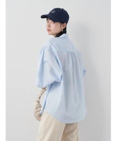 earth music&ecology 袖タックブラウス