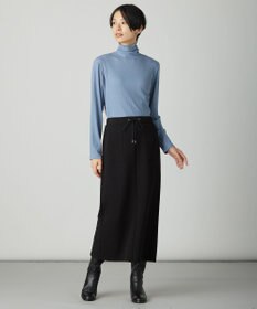 J.PRESS LADIES S カシミヤシルク シアーリブ タートル カットソー