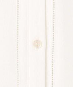 J.PRESS LADIES エンブロコンビ シャツジャージー バンドカラー カットソー