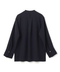 BEIGE， 【洗える】JASMINE / スタンドカラージップブラウス