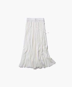 ATON RECYCLED FRESCA COTTON | フレアリブスカート