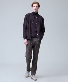 J.PRESS MEN 品よく暖かで首元からスマートに【ストレッチ / イージーケア】【FLEX YARN】タートルネック ニット