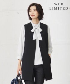 J.PRESS LADIES L T/Rアルガンシルク ジレ