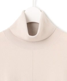 ICB 【洗える】 ヴィスコースワイド タートルネックプルオーバー