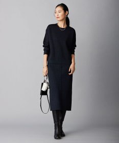 ICB 【洗える】 シャイニースムース ニットスカート