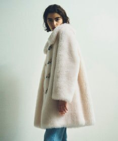 GRACE CONTINENTAL ウールボアショートコート