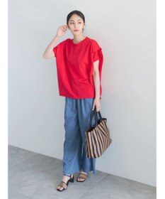 Te chichi 【接触冷感】ショルダータックTシャツ