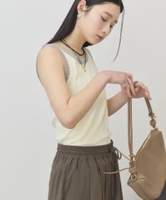 AMERICAN HOLIC バイカラーテレコタンクトップ