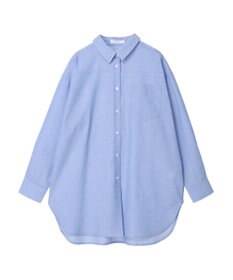 Green Parks 綿麻混オーバーサイズシャツチュニック
