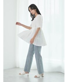 earth music&ecology スクエアネックチュニック