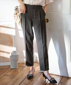 ANY SIS L 【セットアップ対応】ビューティーツイルストレッチ テーパードパンツ