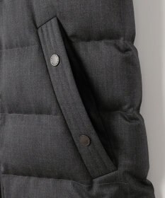 JOSEPH ABBOUD 【フード取り外し可】ライトメリノダウン ブルゾン