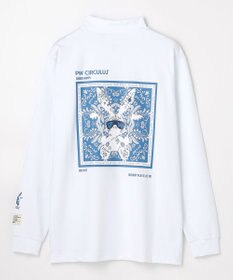 PW CIRCULUS 【吸水速乾 /  UV遮蔽率99.9% UVカット / ストレッチ】【MEN】アニマルグラフィックロングスリーブモックT  ゴルフ