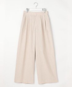 自由区 【SHIHOさん着用・セットアップ対応】リネンストレッチワイド パンツ