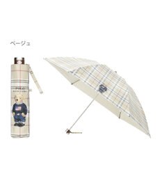 MOONBAT 【軽量】POLO RALPH LAUREN 晴雨兼用日傘 折りたたみ傘 チェック／遮光 遮熱 UV 簡単開閉