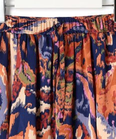 J.PRESS YORK STREET 【WOMEN】プリントフレア スカート