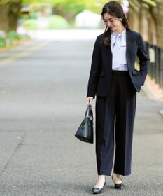 ANY SIS S 【セットアップ対応】セレモニーダブルクロス ワイドパンツ