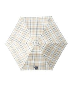 MOONBAT 【軽量】POLO RALPH LAUREN 晴雨兼用日傘 折りたたみ傘 チェック／遮光 遮熱 UV 簡単開閉