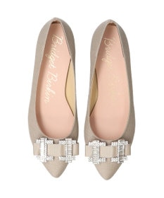 Bridget Birkin 【Bridget Birkin】ビジューリボンバレエレインパンプス