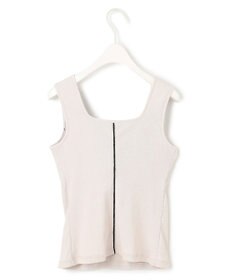 ICB 【洗える】【OUR WACOAL コラボ】カップイン スクエアネック タンクトップ