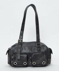 WEGO アイレットデザインボストンバッグ