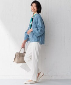 23区 L 【Oggi4月号掲載/洗える】CANCLINI デザインスリーブ ブラウス