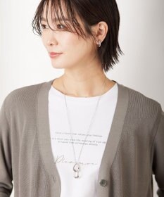 J.PRESS LADIES ダブルドロップ ネックレス