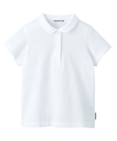 MIKI HOUSE HOT BISCUITS 【90-130cm】天竺素材の丸衿半袖ブラウス