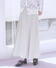 earth music&ecology サテンフレアスカート