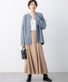 23区 S 【見上愛さん着用】ラクーンブレンドダブルフェイス ニット アウター