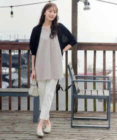 Tiaclasse L 【洗える】体型カバーも叶うドルマンニットカーディガン