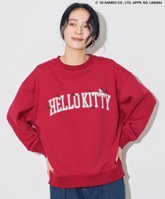 ANY 【ハローキティ×ANY】ロゴスウェット レッド