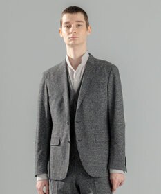 JOSEPH HOMME 新型・新柄【洗える/ストレッチ/シワになりにくい/セットアップ対応可】クールドッツストレッチ 　ジャケット