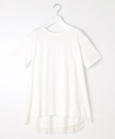 自由区 【WEB限定・洗える・XSサイズあり】レースコンビ カットソー