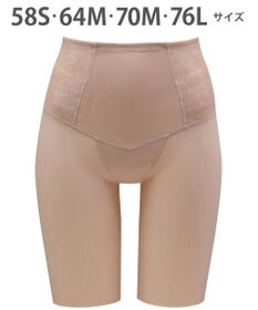 WACOAL ガードル 【肌リフト】 下半身のたるみをリフトアップ スリムなシルエット ロング丈 一枚ばき可能 Qサイズまで対応 大きいサイズ レディース GRC424 /ワコール