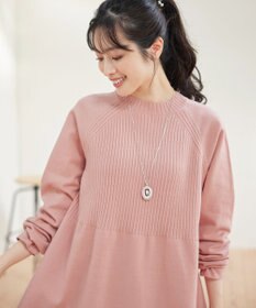 Tiaclasse 【新色追加・洗える】ミドルリブニットチュニック