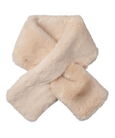 MOONBAT estaa【洗える】ポメラニアンみたいなふわふわフェイクファーマフラー