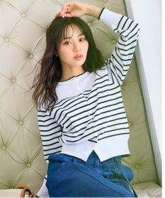 Feroux ロゴ刺繍ニット カーディガン