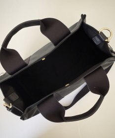 Hekhèr Le Style de Vie 新色追加【日本製 / 2WAY】PUコートコットンキャンバス トートバッグ medium