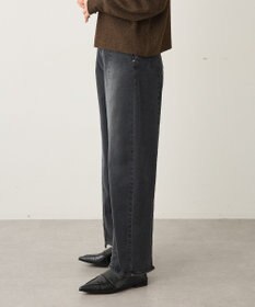 CRAFT STANDARD BOUTIQUE 裏起毛デニムワイドストレートパンツ