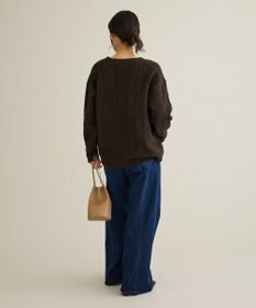 CRAFT STANDARD BOUTIQUE 裏起毛デニムワイドストレートパンツ