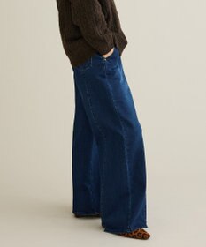 CRAFT STANDARD BOUTIQUE 裏起毛デニムワイドストレートパンツ