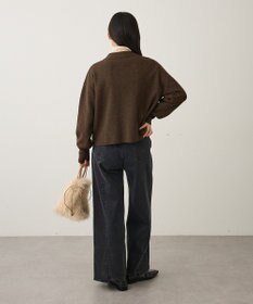 CRAFT STANDARD BOUTIQUE 裏起毛デニムワイドストレートパンツ