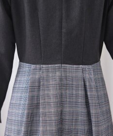 Tiaclasse 【洗える】チェックドッキングワンピース