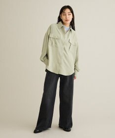 CRAFT STANDARD BOUTIQUE 裏起毛デニムワイドストレートパンツ