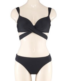 San-ai Resort（三愛水着楽園） WEB限定商品ノンワイヤーなのにぷっくり美胸を作るダブルアップクロスビキニ M1 M2 L1 San-ai Resort（サンアイリゾート）