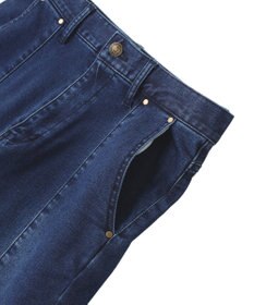 CRAFT STANDARD BOUTIQUE 裏起毛デニムワイドストレートパンツ