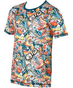 CW-X 【MEN】 CW-X 【CHUMS (チャムス)コラボ】 メンズトップス 薄軽ランニングシャツ 吸汗速乾(本体) UVカット率90％以上(本体) 3分袖 半袖 メンズ LNO510 /ワコール