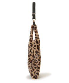 LeSportsac FUR SHOULDER TOTE/レオパードフラッフィーファー
